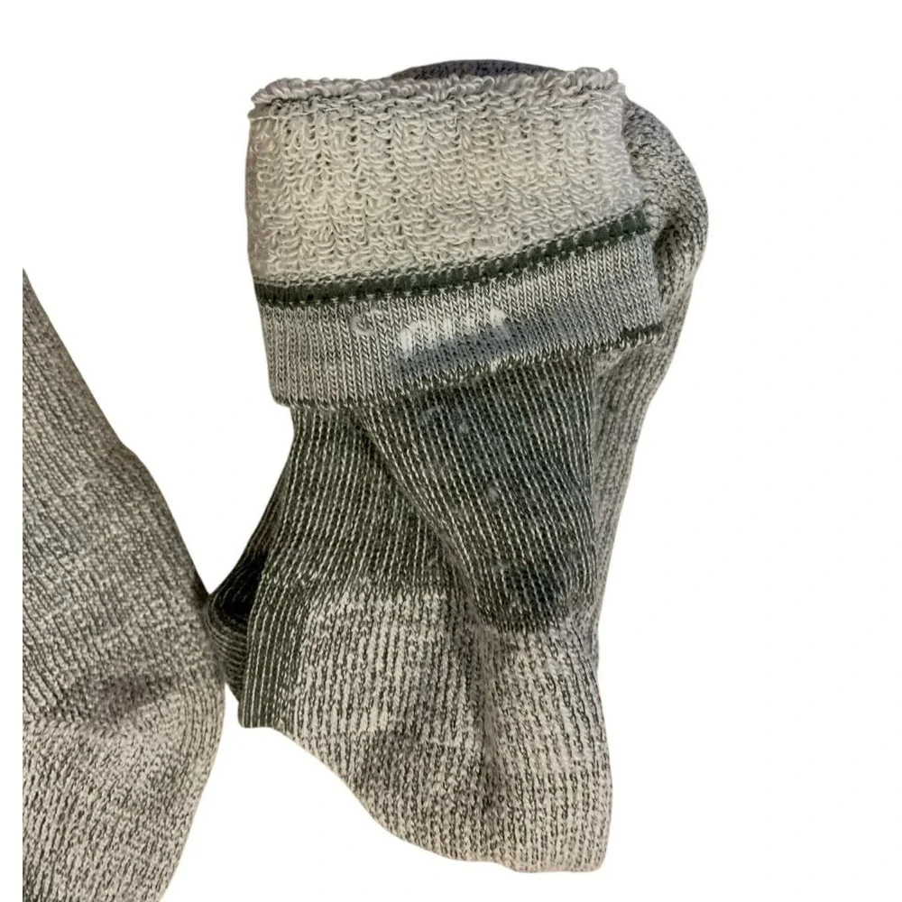 Smartwool Crew Hiking Socks Unisex Medium Green Gray Merino Wool Blend Gorpcore